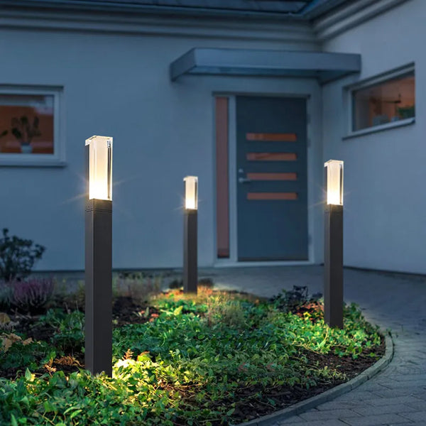 Luminate Living - Marby - Outdoor Waterproof IP65 10W LED Lawn Lamp New Style Aluminum Pillar Garden Path Square Landscape Lawn Lights