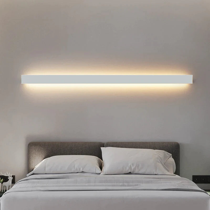 Luminate Living - Simplicity - Wall-mounted nordic minimalistic light fixture. Scandinavian design, nordic tradition of simplicity and functionality. Bedroom